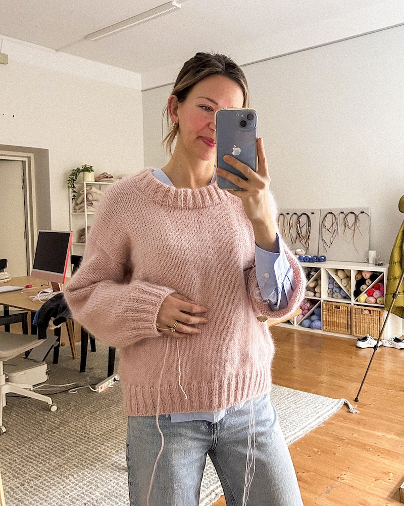 Kutovakika Late Checkout Sweater mit Merino und Soft Silk Mohair von Knitting for Olive 9