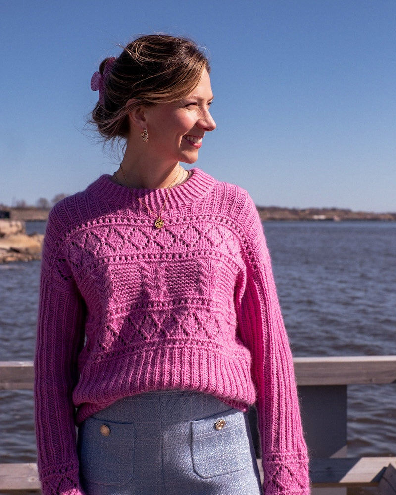 Kutovakika Salty Days Sweater mit Double Sunday und Tynn Silk Mohair von Sandnes Garn 9