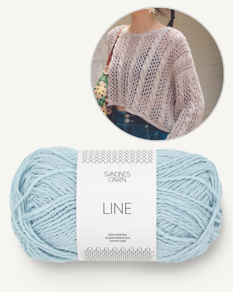 Irene Lin Kylie Pullover mit Line von Sandnes Garn 10