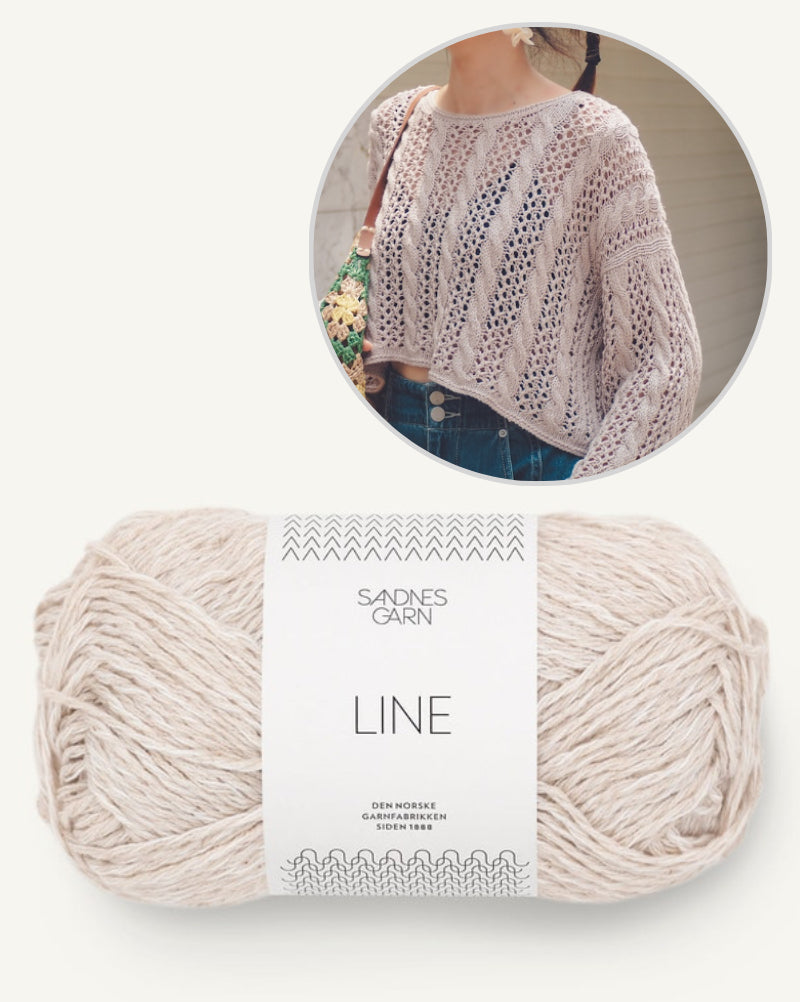 Irene Lin Kylie Pullover mit Line von Sandnes Garn 7