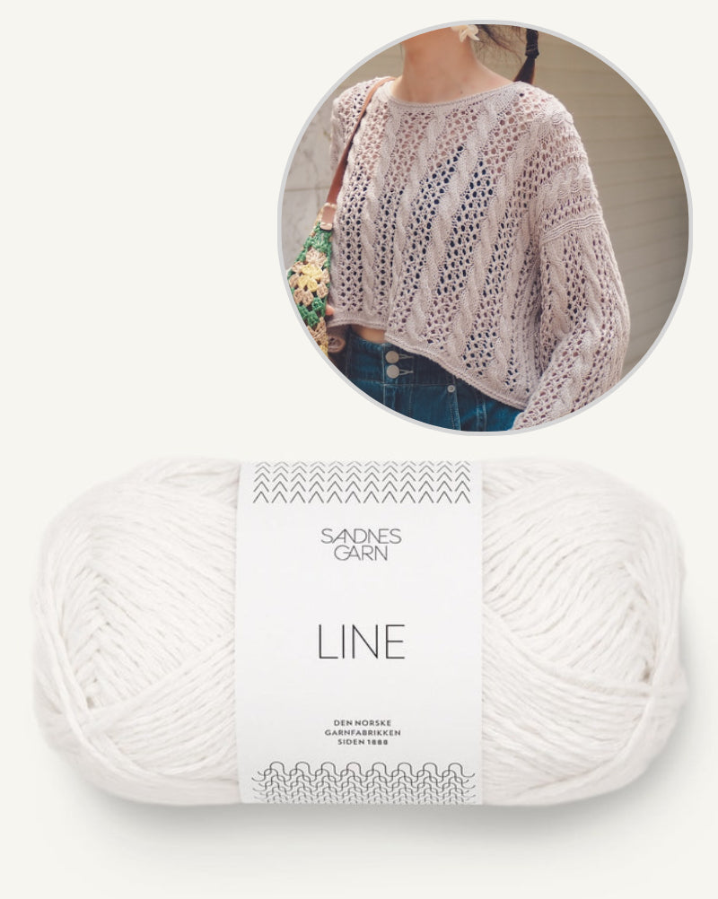 Irene Lin Kylie Pullover mit Line von Sandnes Garn 8