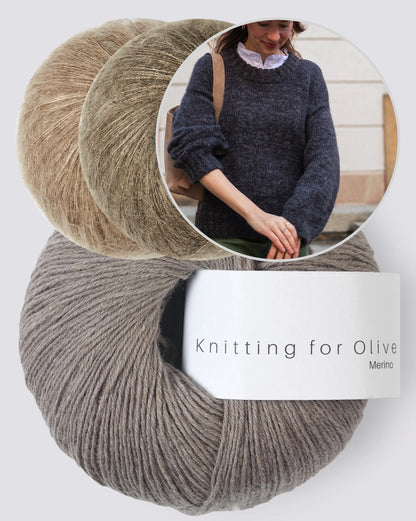 Kutovakika Late Checkout Sweater mit Merino und Soft Silk Mohair von Knitting for Olive 19