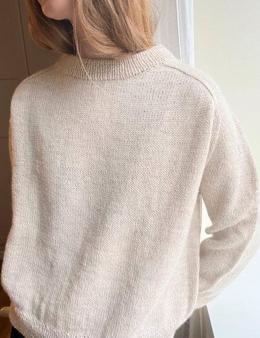 LeKnit Boyfriend Sweater mit Tynn Peer Gynt und Alpakka Folgetrad von Sandnes Garn 1