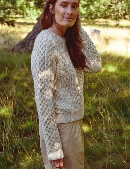 LeKnit, Cara Sweater, Farbe: nature Tweed 2