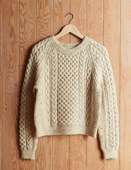 LeKnit, Cara Sweater, Farbe: nature Tweed 3