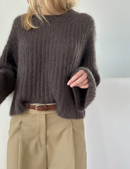 LeKnit Charlie Blouse mit Tynn Silk Mohair von Sandnes Garn 3