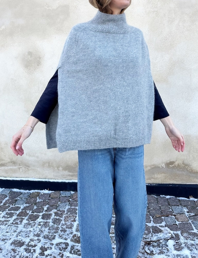 LeKnit Darcy Cape mit Sunday und Tynn Silk Mohair von Sandnes Garn 13