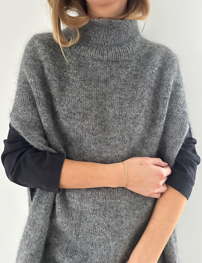 LeKnit Darcy Cape mit Sunday und Tynn Silk Mohair von Sandnes Garn 3