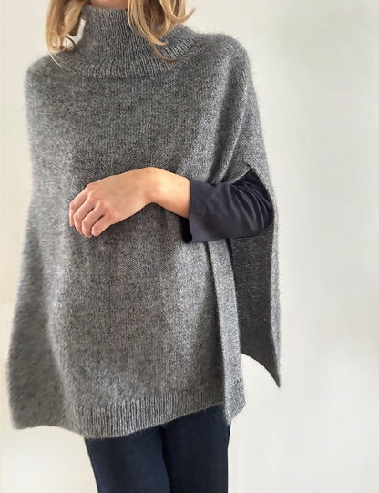 LeKnit Darcy Cape mit Sunday und Tynn Silk Mohair von Sandnes Garn 7