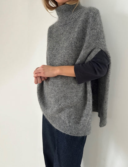 LeKnit Darcy Cape mit Sunday und Tynn Silk Mohair von Sandnes Garn 9