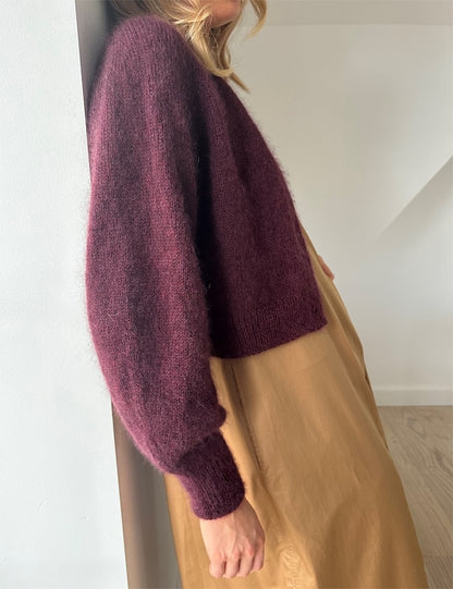 Darcy Cardigan | klassisch kurze Jacke mit Sunday und Tynn Silk Mohair von Sandnes