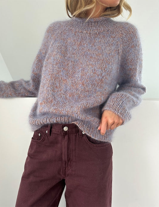 LeKnit Foundation Sweater mit Ballerina Chunky Mohair und Alpakka Folgetrad von Sandnes Garn 1