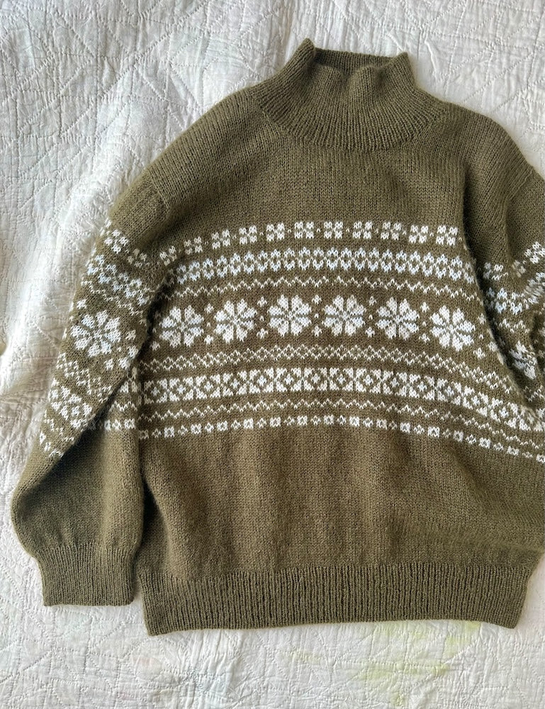 Leknit Harriet Sweater mit Tynn Peer Gynt und Tynn Silk Mohair von Sandnes Garn 8