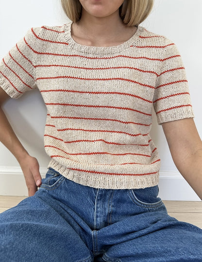 Leknit Julienne Tee mit Line von Sandnes Garn 1