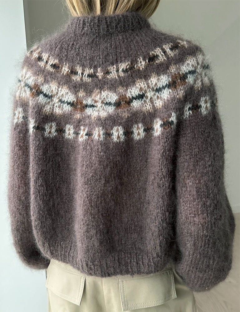 LeKnit Margaret Sweater mit Ballerina Chunky Mohair und Tynn Silk Mohair von Sandnes Garn 3