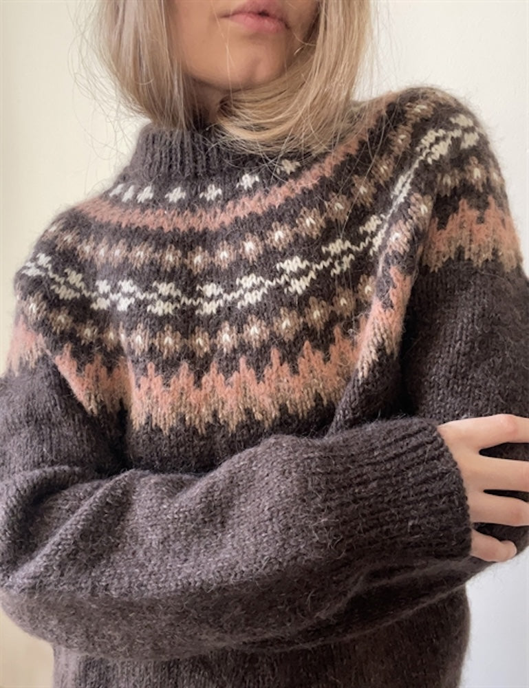 LeKnit, Memory Sweater, braun 3