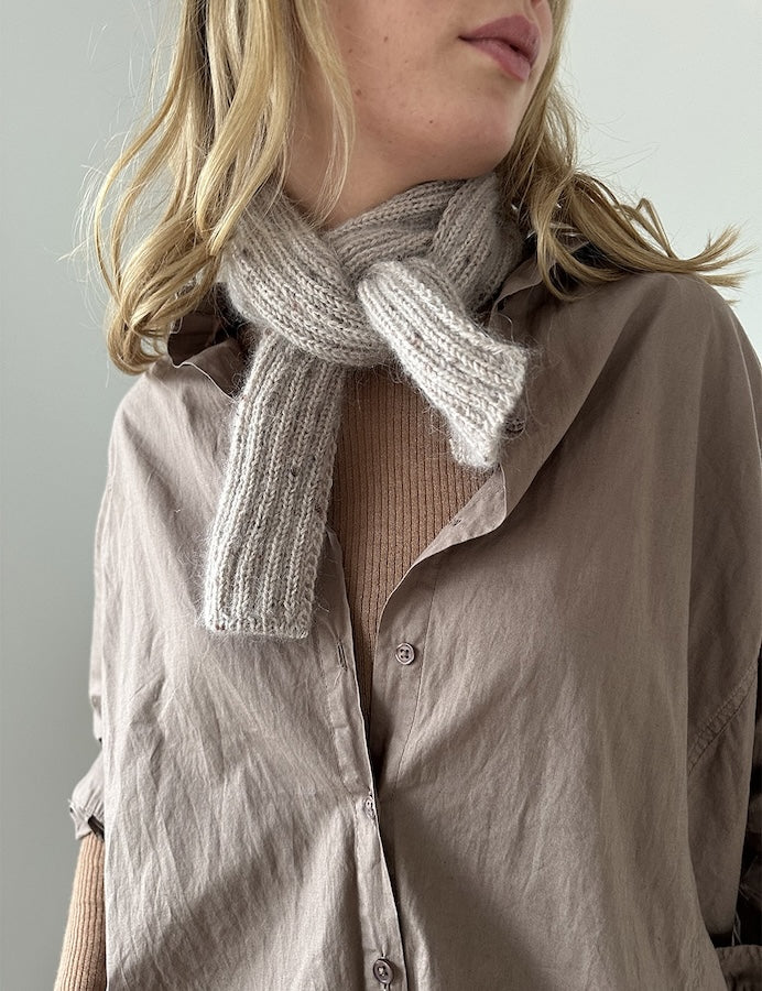 LeKnit Note Rib Scarf mit Sunday und Tynn Silk Mohair von Sandnes Garn 5