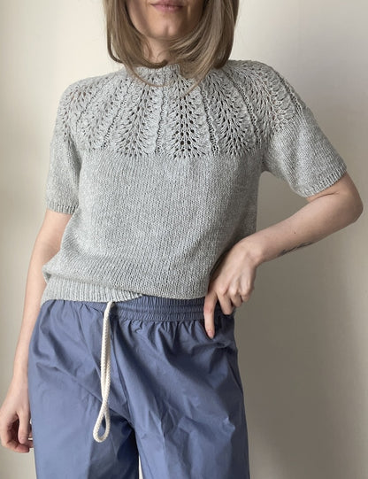 Leknit Palme Tee aus Line von Sandnes Garn 4