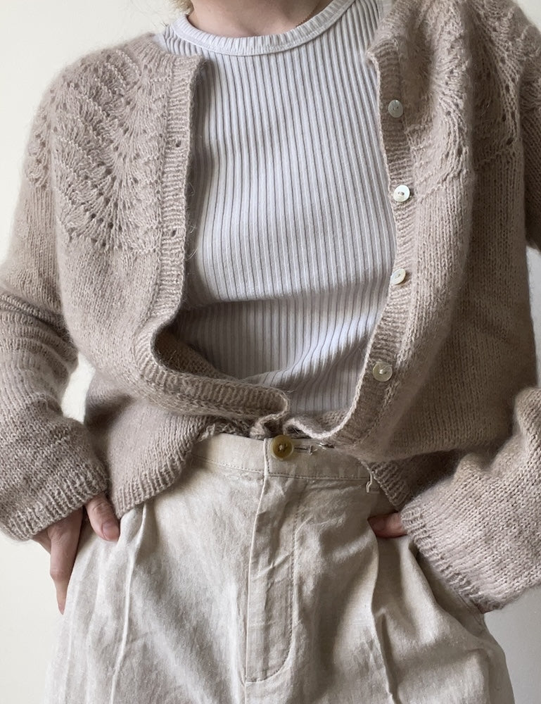 LeKnit Peacock Cardigan mit Sunday und Tynn Silk Mohair von Sandnes Garn 3