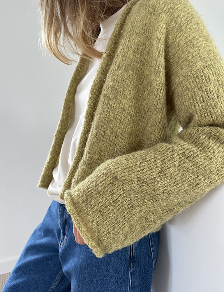 Plain Cardigan light von LeKnit mit Suave von Pascuali 2