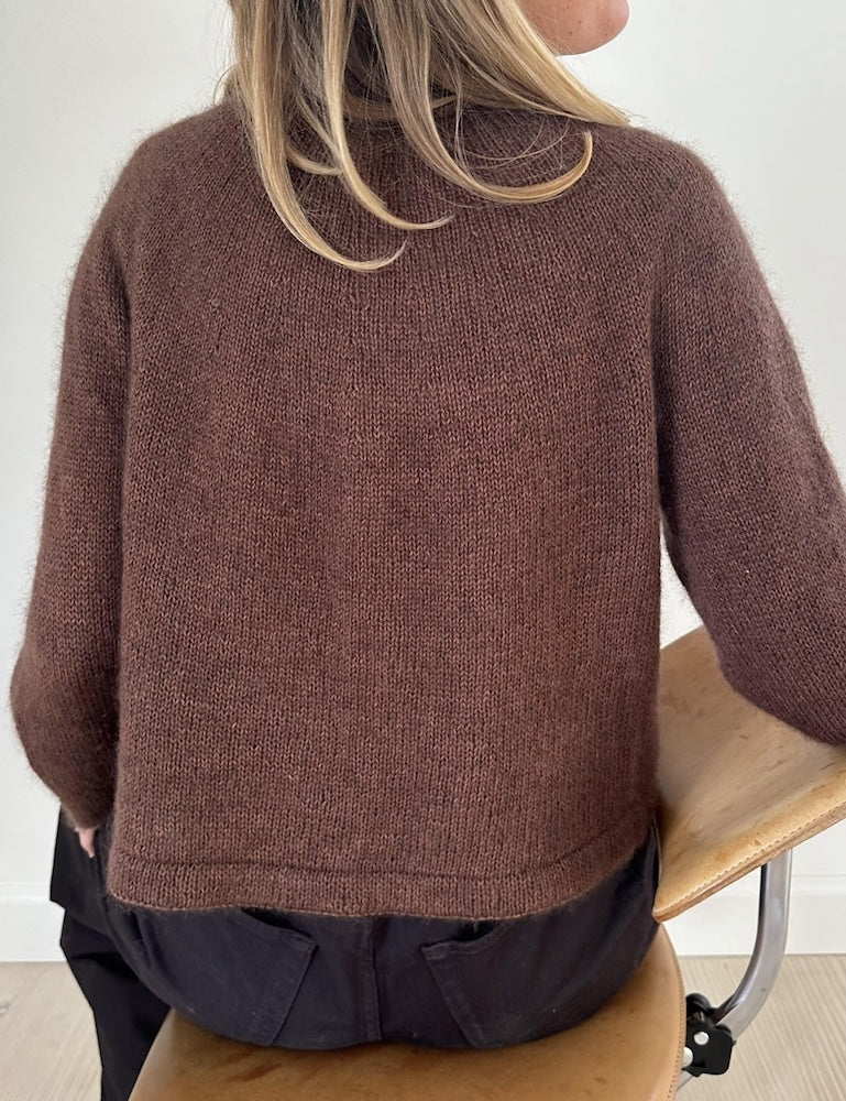 Leknit Plain Yoke Blouse mit Tynn Silk Mohair und Alpakka Folgetrad von Sandnes Garn 9