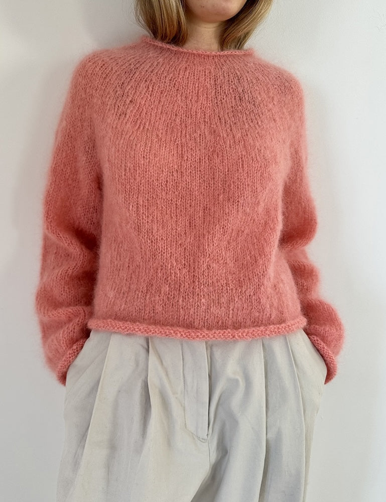 Plain Yoke Sweater | Simple, light and fluffy even for beginners 