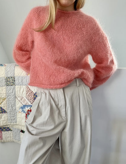 Plain Yoke Sweater | Simple, light and fluffy even for beginners 