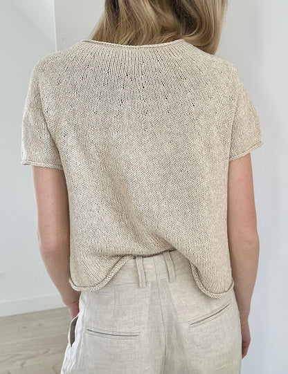 Leknit Plain Yoke Tee mit Line von Sandnes Garn 4