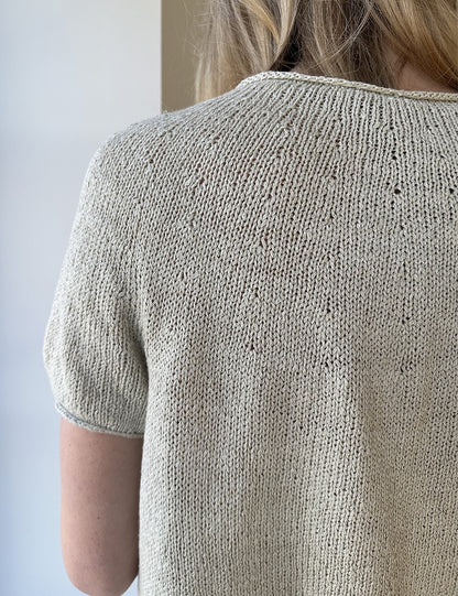 Plain Yoke Tee light mit Sole von Pascuali 5