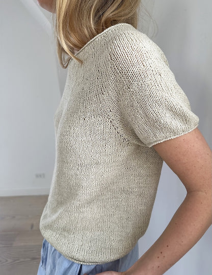 Plain Yoke Tee light mit Sole von Pascuali 6