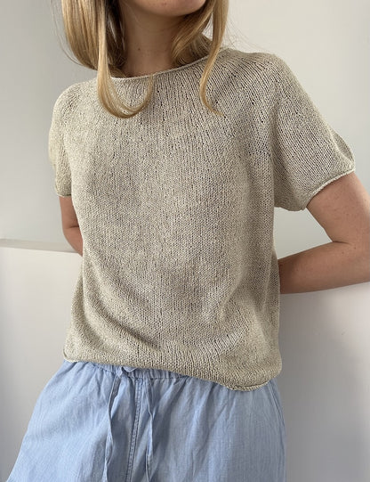 Plain Yoke Tee light mit Sole von Pascuali 7