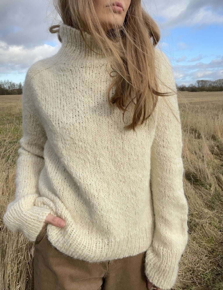 Sola Sweater von LeKnit mit Borstet Alpakka und Tynn Silk Mohair von Sandnes Garn 1