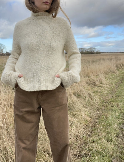 Sola Sweater von LeKnit mit Borstet Alpakka und Tynn Silk Mohair von Sandnes Garn 2