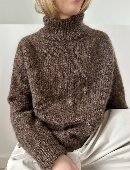 Sola Sweater von LeKnit mit Borstet Alpakka und Tynn Silk Mohair von Sandnes Garn 7