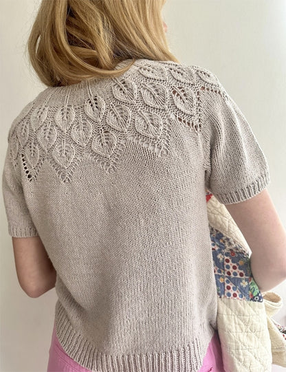 LeKnit Sommer Ella Shirt mit Line von Sandnes Garn 4