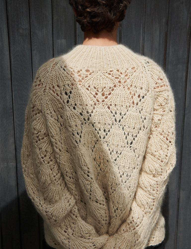 Vita Sweater von LeKnit mit Alpakka Ull von Tynn Silk Mohair von Sandnes Garn 7