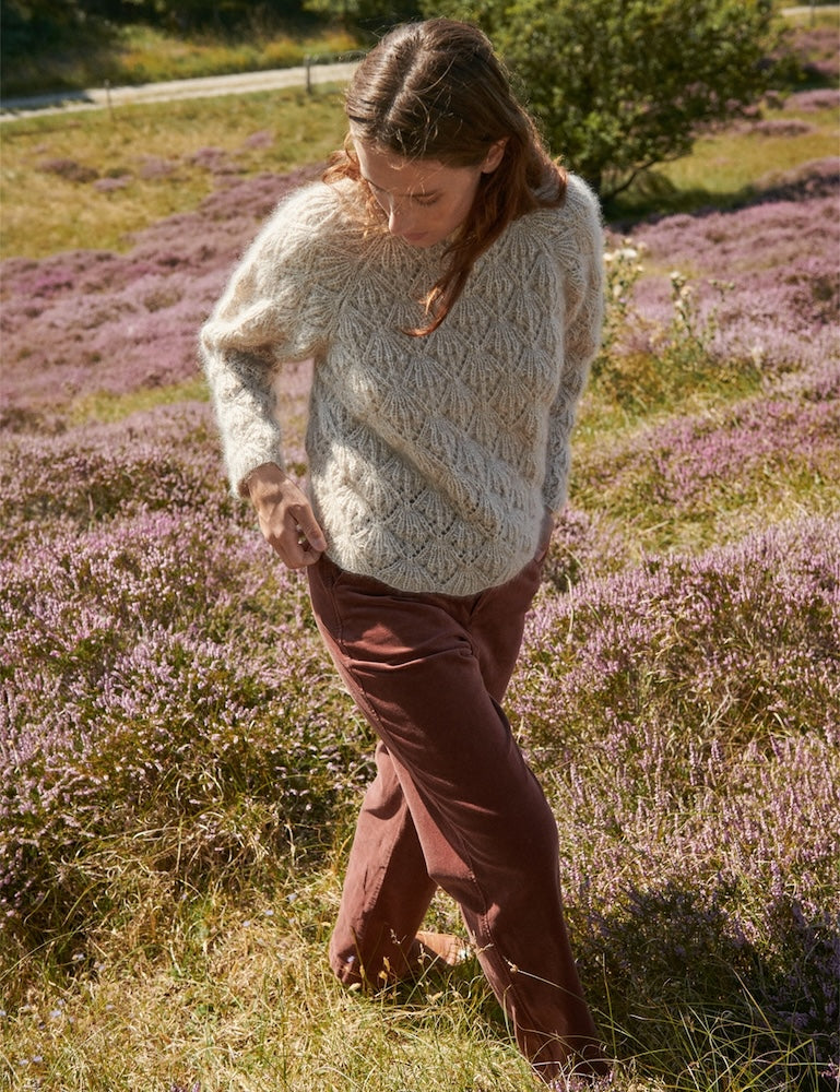 Vita Sweater von LeKnit mit Alpakka Ull von Tynn Silk Mohair von Sandnes Garn 8