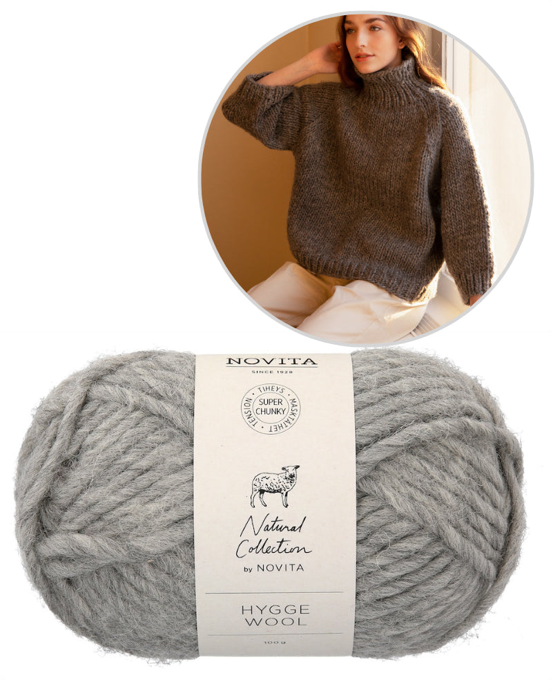 Lempi Pullover mit Gratisanleitung von Novita aus Hygge Wool 3