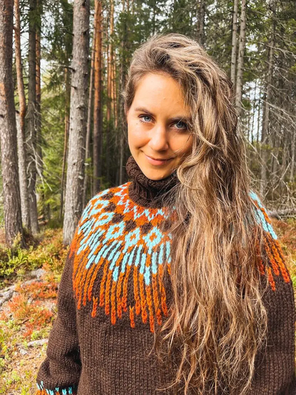 Hopi Polar Sweater von Linka Neumann als Strckset mit Fritidsgarn von Sandnes Garn 2