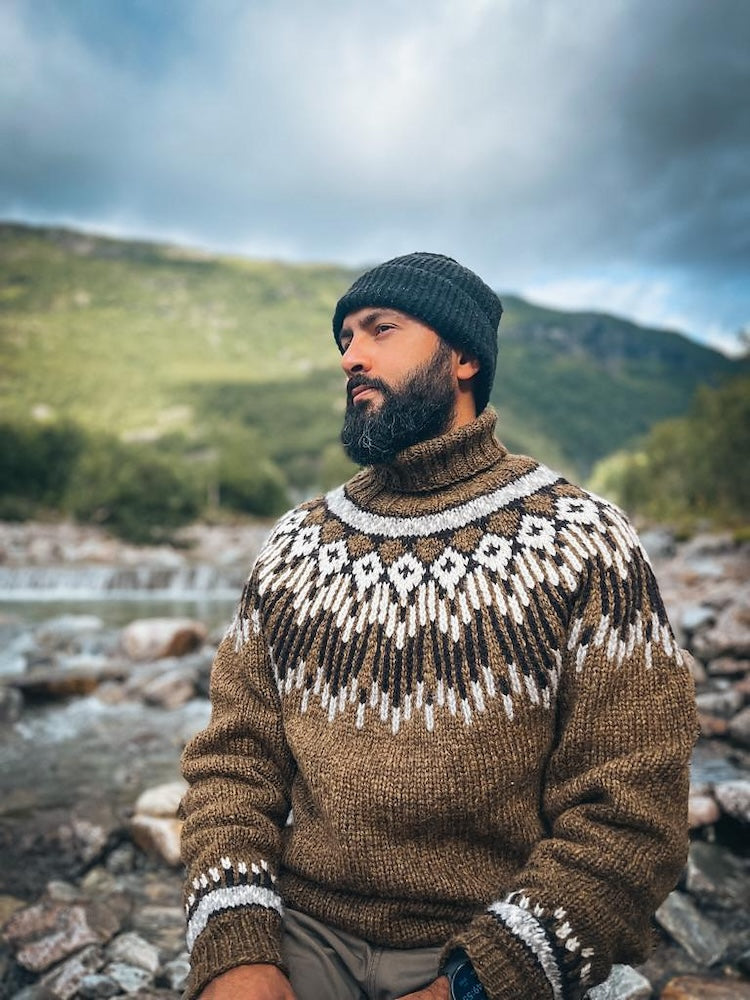 Hopi Polar Sweater von Linka Neumann als Strckset mit Fritidsgarn von Sandnes Garn 5