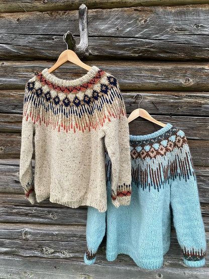 Hopi Polar Sweater von Linka Neumann als Strckset mit Fritidsgarn von Sandnes Garn 6