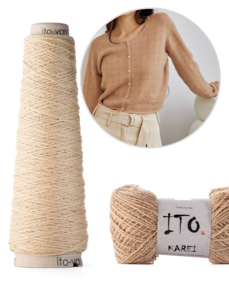 Lou Cardigan mit Karei und Kosho von ITO Yarn 6