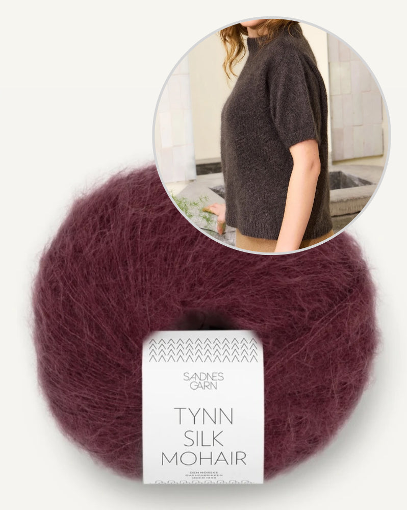 Sandnes Kollektion 2502 Lucy Tee mit Tynn Silk Mohair von Sandnes Garn 5