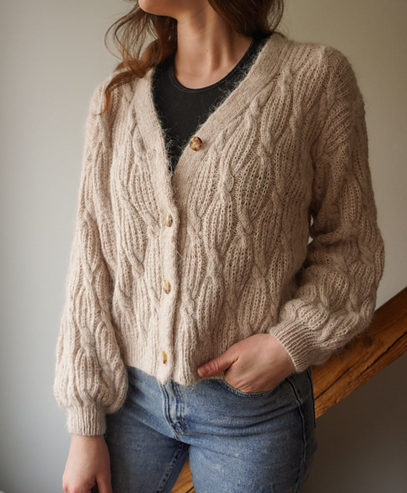 Minou Cardigan von Luisa Rehkopf mit Sunday und Tynn Silk Mohair von Sandnes Garn 6