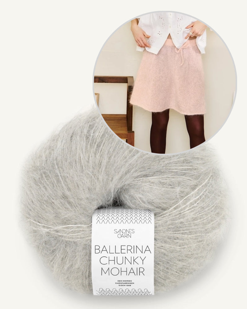 Sandnes 2502 Luna Skirt mit Ballerina Chunky Mohair 10