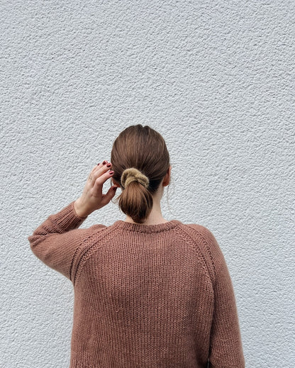 Croissant Scrunchie mit Sunday und Tynn Silk Mohair von Sandnes Garn 2