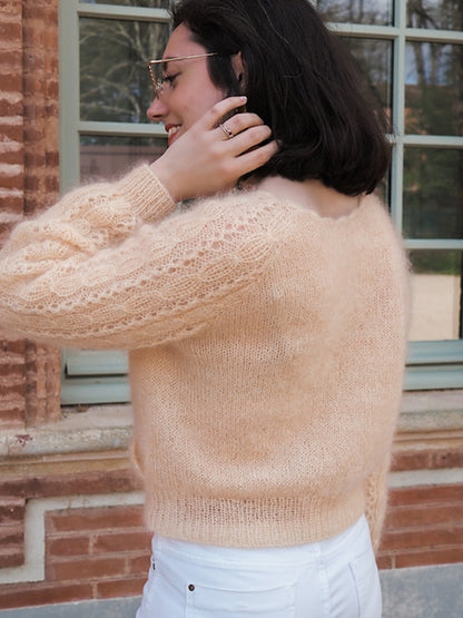 Ballerina Romance Sweater von Macimille mit Tynn Silk Mohair von Sandnes Garn 5