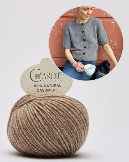 Maggie Cardigan von PetiteKnit mit Classic Cashmere von Cardiff 8