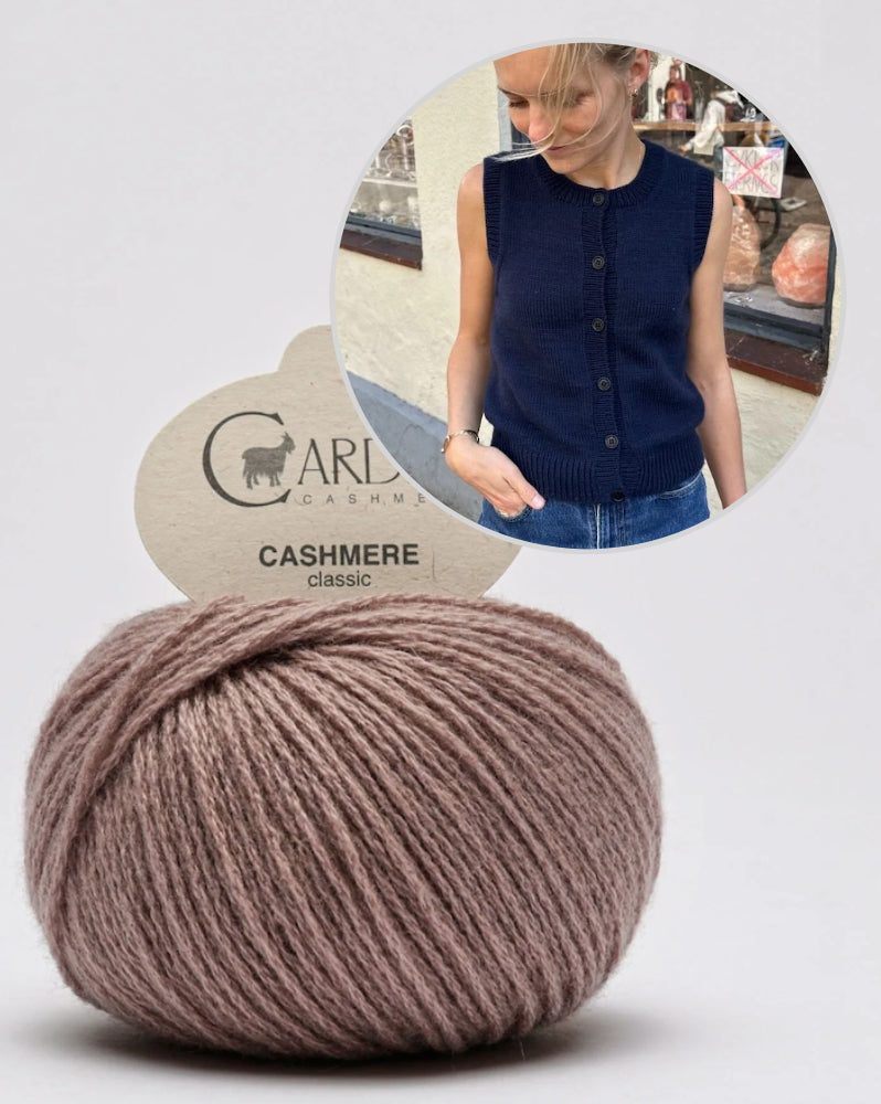 PetiteKnit Maggie Vest mit Cardiff Cashmere Classic 13