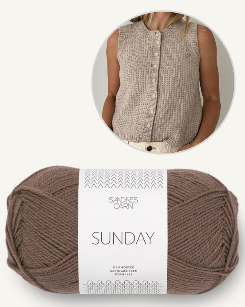 Manhattan Top von Coco Amour Knitwear mit Sunday von Sandnes Garn 9